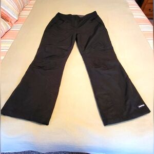 Land's End Black ski/snow squall pants